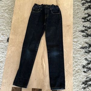 Burberry boys jeans with pattered cuff size 10